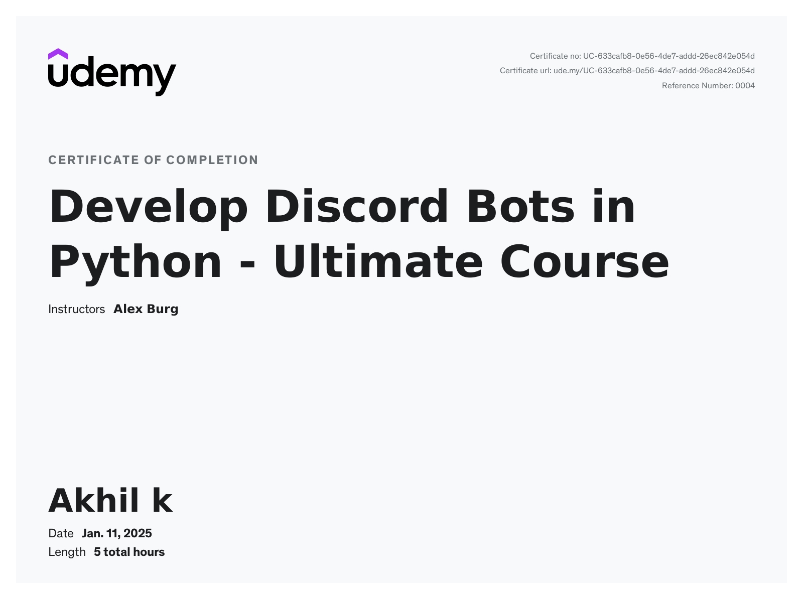 Discord Bot Development